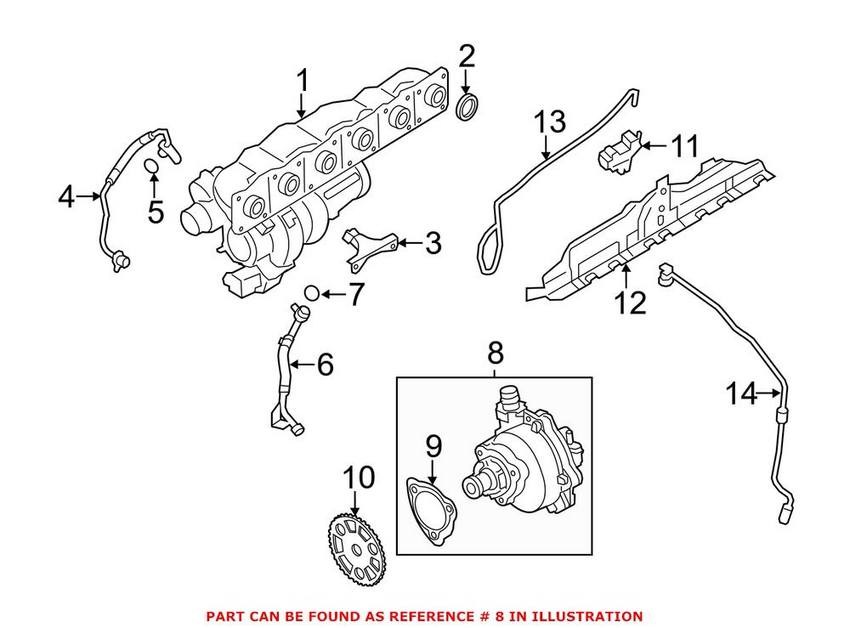 BMW Vacuum Pump 11667619350 - Genuine BMW